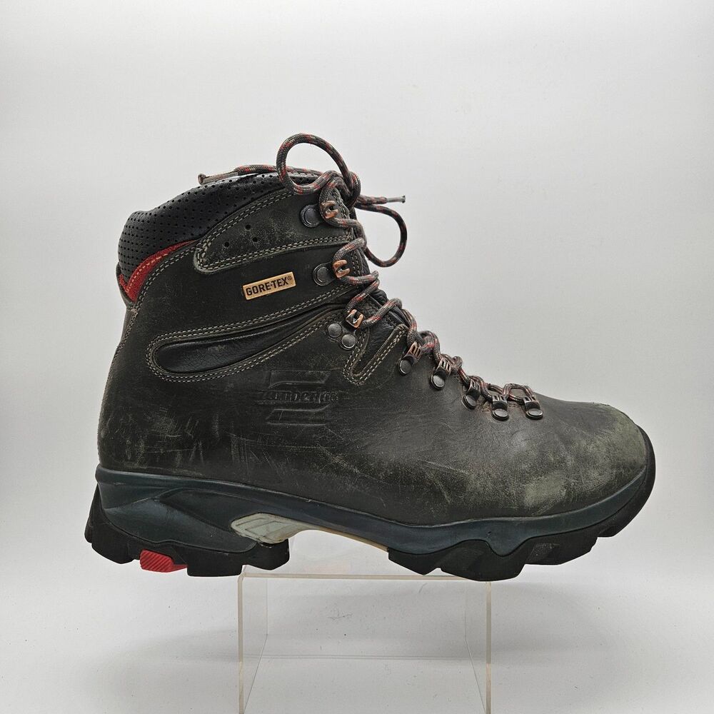 Zamberlan 996 Vioz TX Mens Sz 10 Leather Waterproof Hiking Boots Black Gorpcore